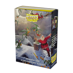Dragon Shield: Japanese Size 60ct Brushed Art Sleeves - Christmas (2023) | Total Play