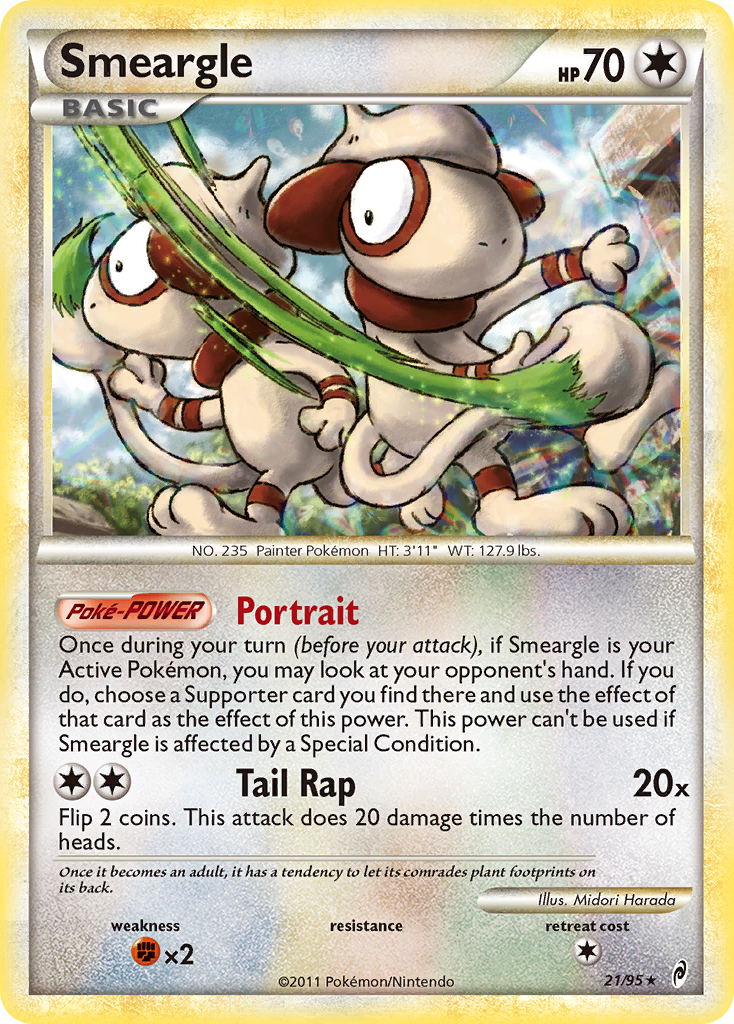 Smeargle (21/95) [HeartGold & SoulSilver: Call of Legends] | Total Play