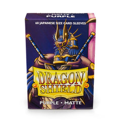 Dragon Shield: Japanese Size 60ct Sleeves - Purple (Matte) | Total Play