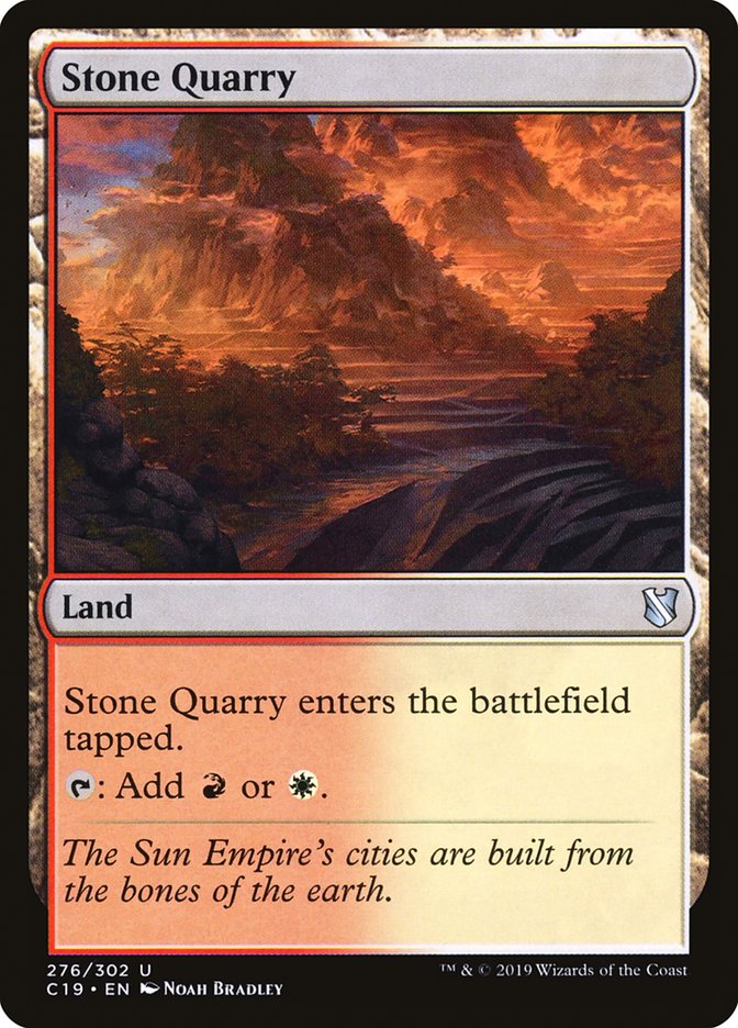 Stone Quarry [Commander 2019] | Total Play