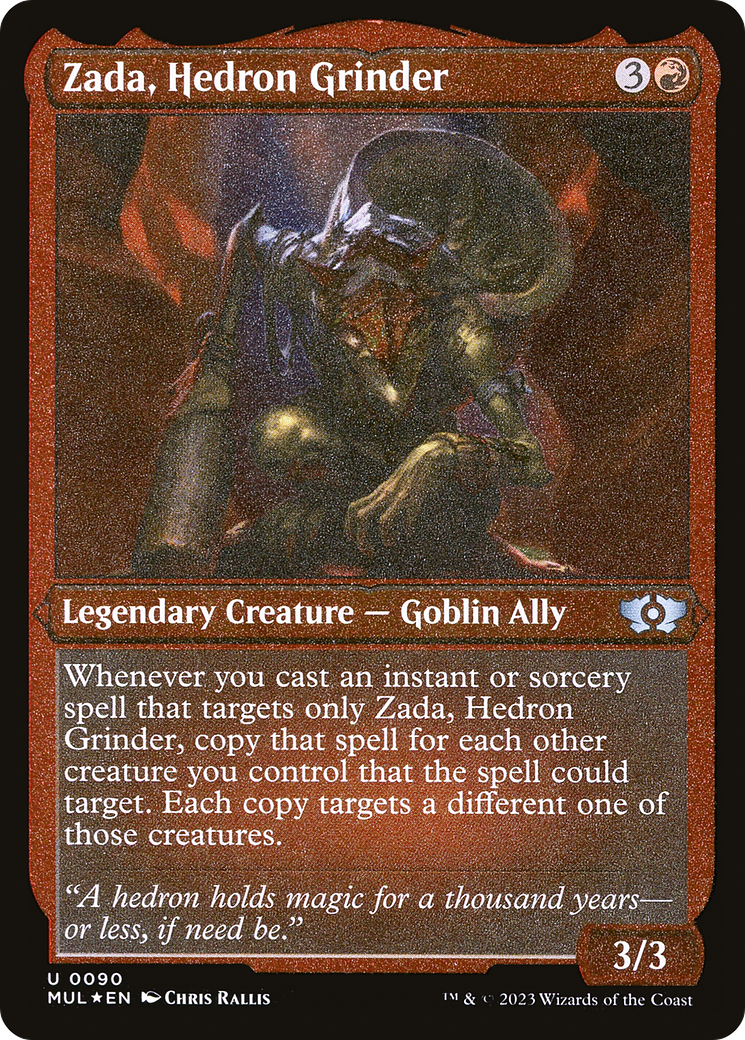 Zada, Hedron Grinder (Foil Etched) [Multiverse Legends] | Total Play