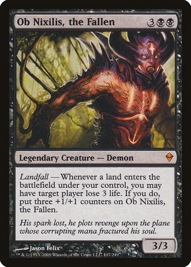 Ob Nixilis, the Fallen [Zendikar] | Total Play