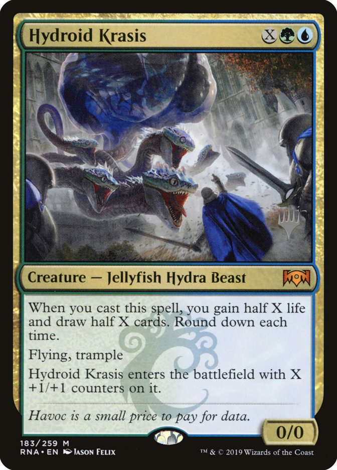 Hydroid Krasis (Promo Pack) [Ravnica Allegiance Promos] | Total Play