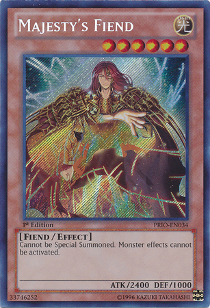 Majesty's Fiend [PRIO-EN034] Secret Rare | Total Play