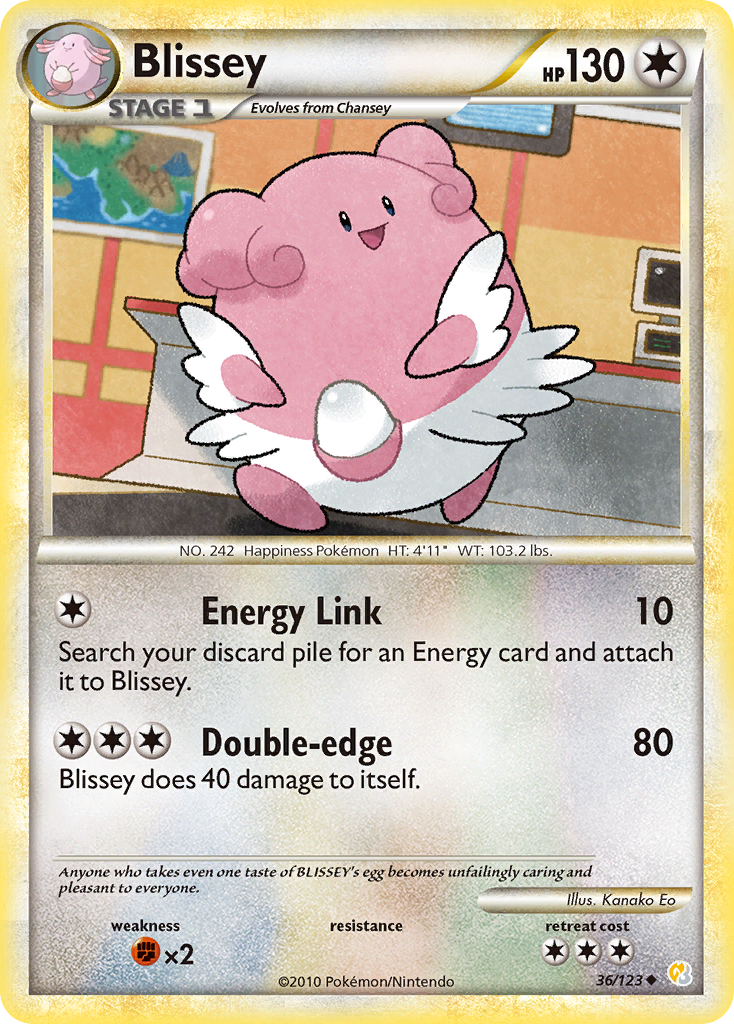 Blissey (36/123) [HeartGold & SoulSilver: Base Set] | Total Play