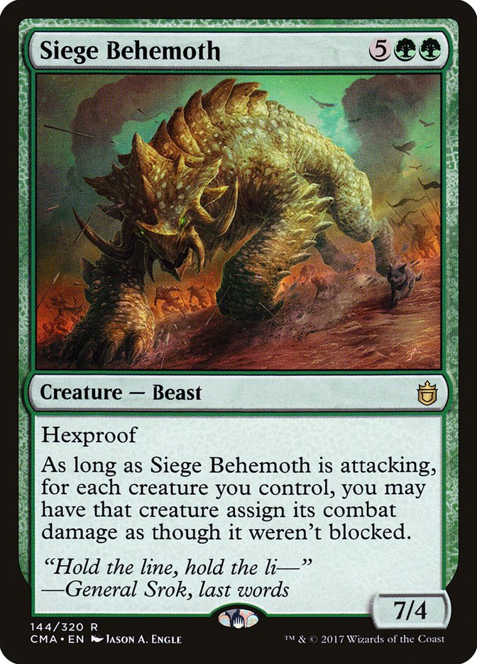 Siege Behemoth [Commander Anthology] | Total Play