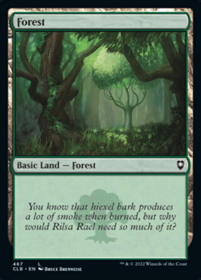 Forest (467) [Commander Legends: Battle for Baldur's Gate] | Total Play