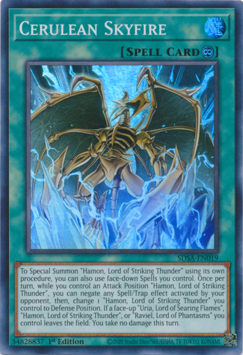 Cerulean Skyfire [SDSA-EN019] Super Rare | Total Play