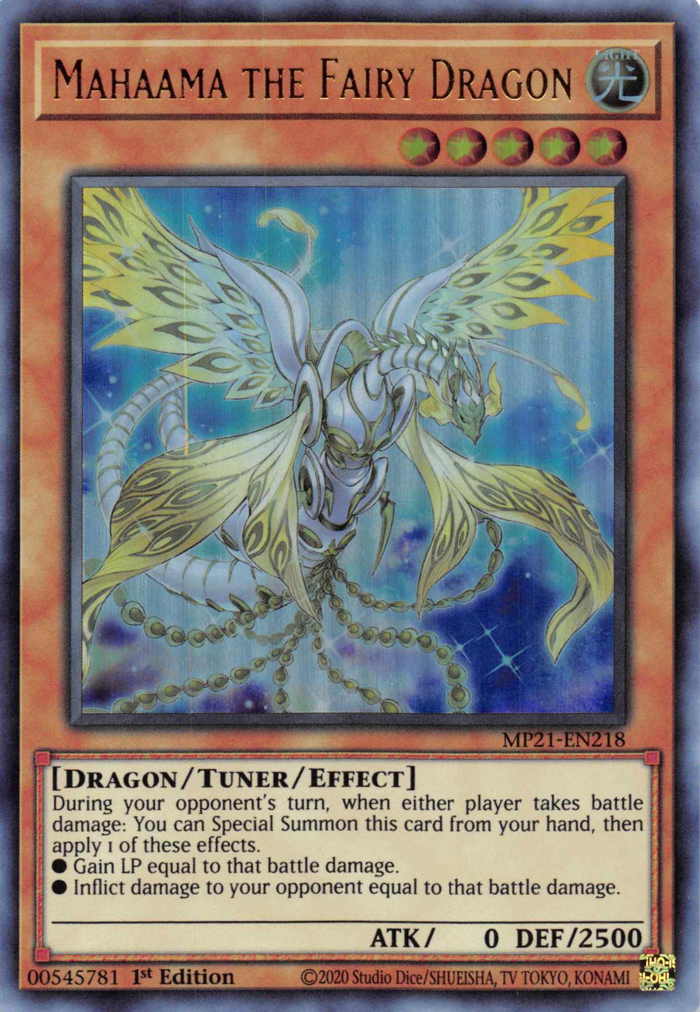 Mahaama the Fairy Dragon [MP21-EN218] Ultra Rare | Total Play