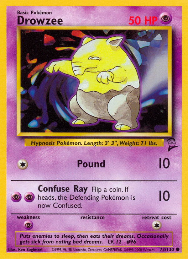 Drowzee (73/130) [Base Set 2] | Total Play