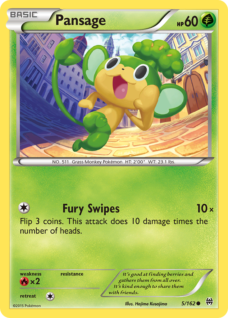 Pansage (5/162) [XY: BREAKthrough] | Total Play