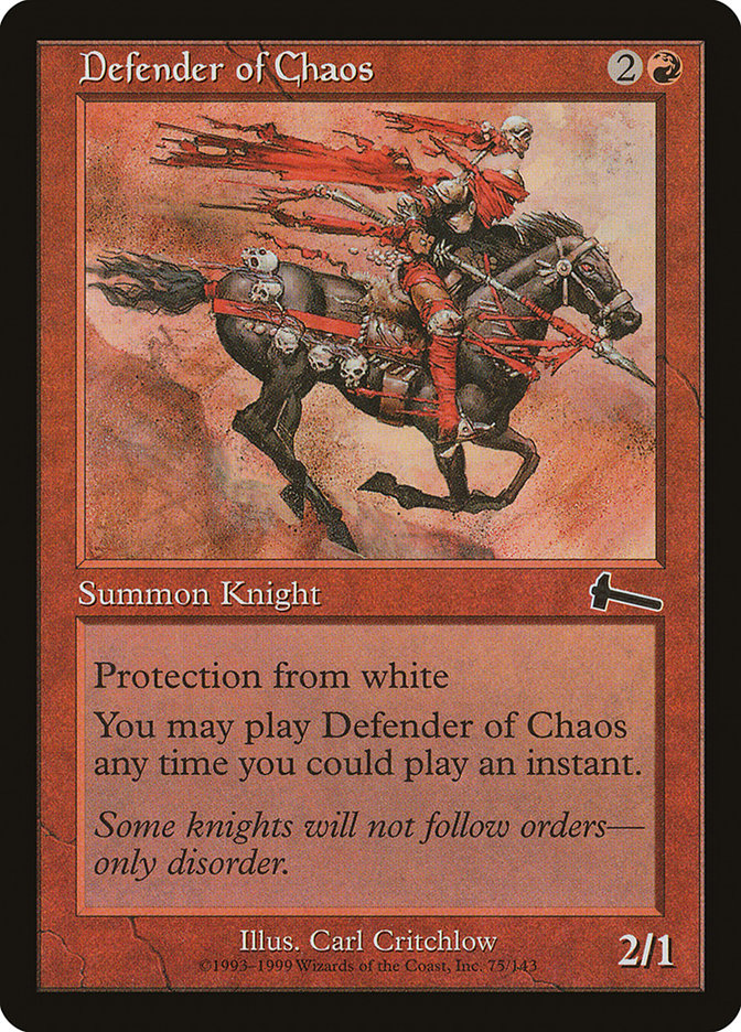 Defender of Chaos [Urza's Legacy] | Total Play