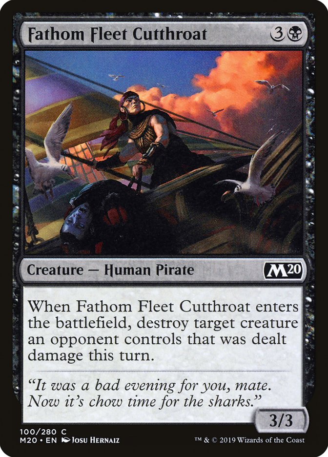 Fathom Fleet Cutthroat [Core Set 2020] | Total Play
