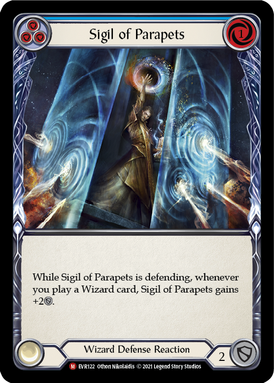 Sigil of Parapets [EVR122] (Everfest)  1st Edition Rainbow Foil | Total Play