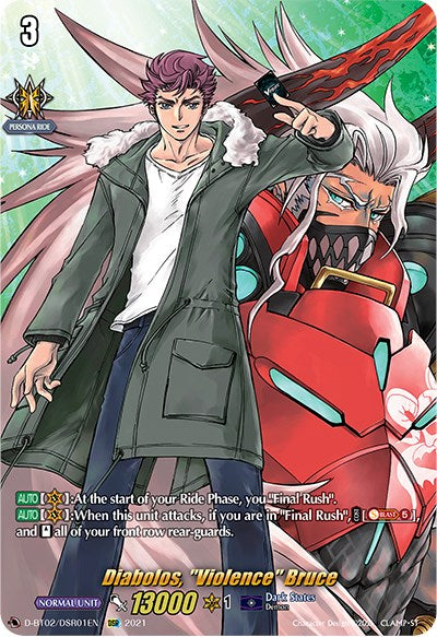 Diabolos, "Violence" Bruce (D-BT02/DSR01EN) [A Brush with the Legends] | Total Play