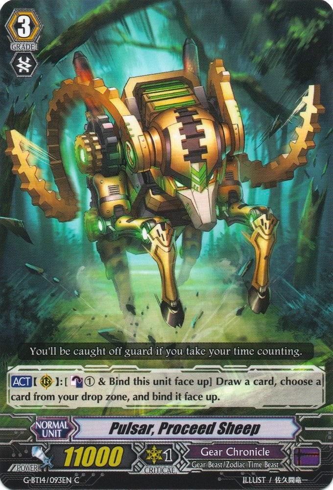 Pulsar, Proceed Sheep (G-BT14/093EN) [Divine Dragon Apocrypha] | Total Play