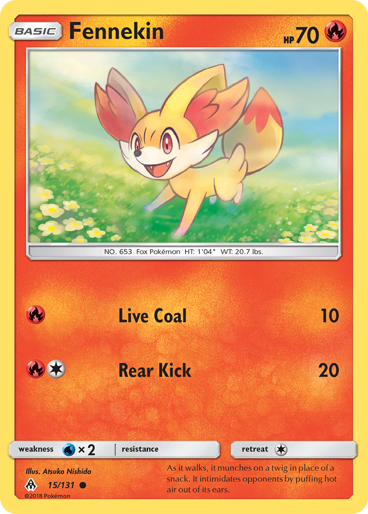 Fennekin (15/131) [Sun & Moon: Forbidden Light] | Total Play