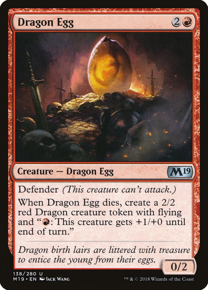 Dragon Egg [Core Set 2019] | Total Play