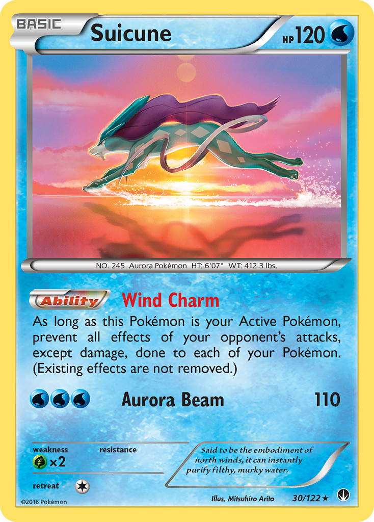 Suicune (30/122) [XY: BREAKpoint] | Total Play