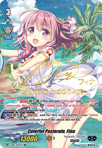 Colorful Pastorale, Fina (Gold Signature) (V-EB05/SSP04EN) [Primary Melody] | Total Play