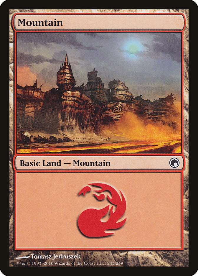 Mountain (243) [Scars of Mirrodin] | Total Play