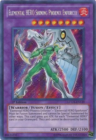 Elemental HERO Shining Phoenix Enforcer [LCGX-EN139] Secret Rare | Total Play