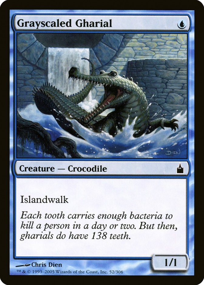 Grayscaled Gharial [Ravnica: City of Guilds] | Total Play