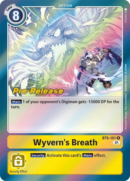 Wyvern's Breath [BT6-101] [Double Diamond Pre-Release Cards] | Total Play
