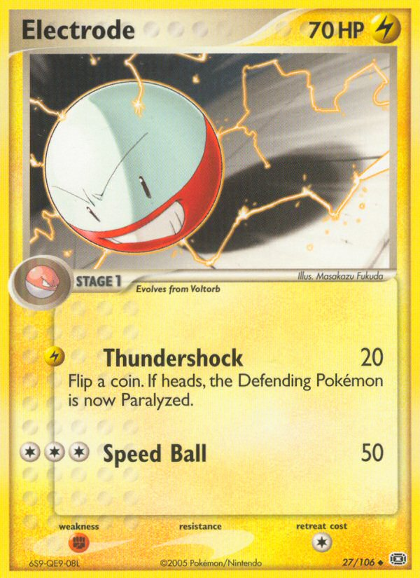 Electrode (27/106) [EX: Emerald] | Total Play
