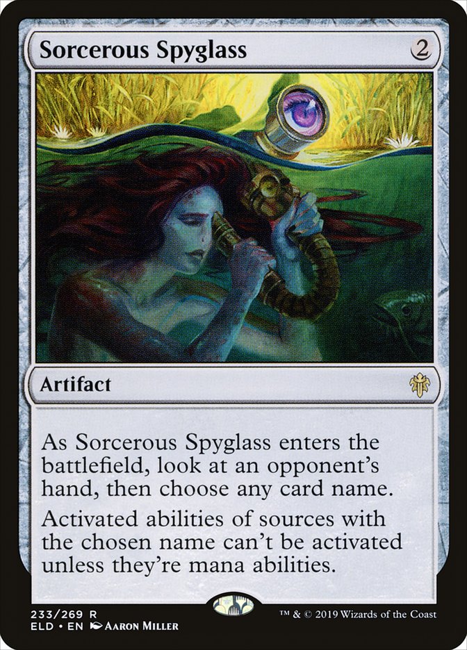 Sorcerous Spyglass [Throne of Eldraine] | Total Play