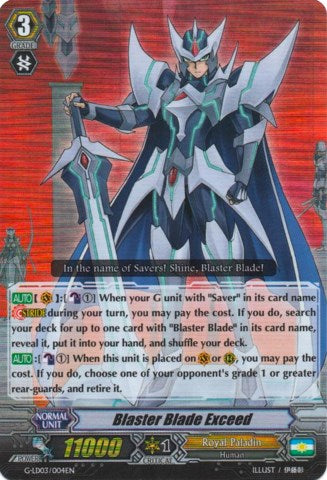 Blaster Blade Exceed (RRR) (G-LD03/004EN) [G-Legend Deck Vol.3: The Blaster] | Total Play