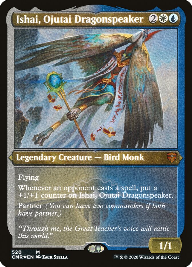 Ishai, Ojutai Dragonspeaker (Etched) [Commander Legends] | Total Play