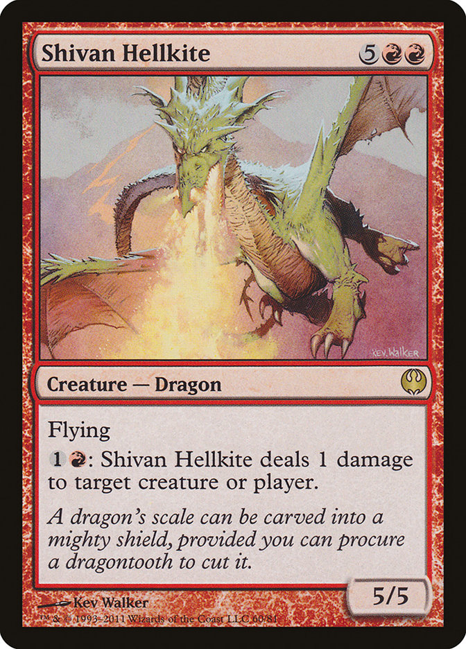 Shivan Hellkite [Duel Decks: Knights vs. Dragons] | Total Play