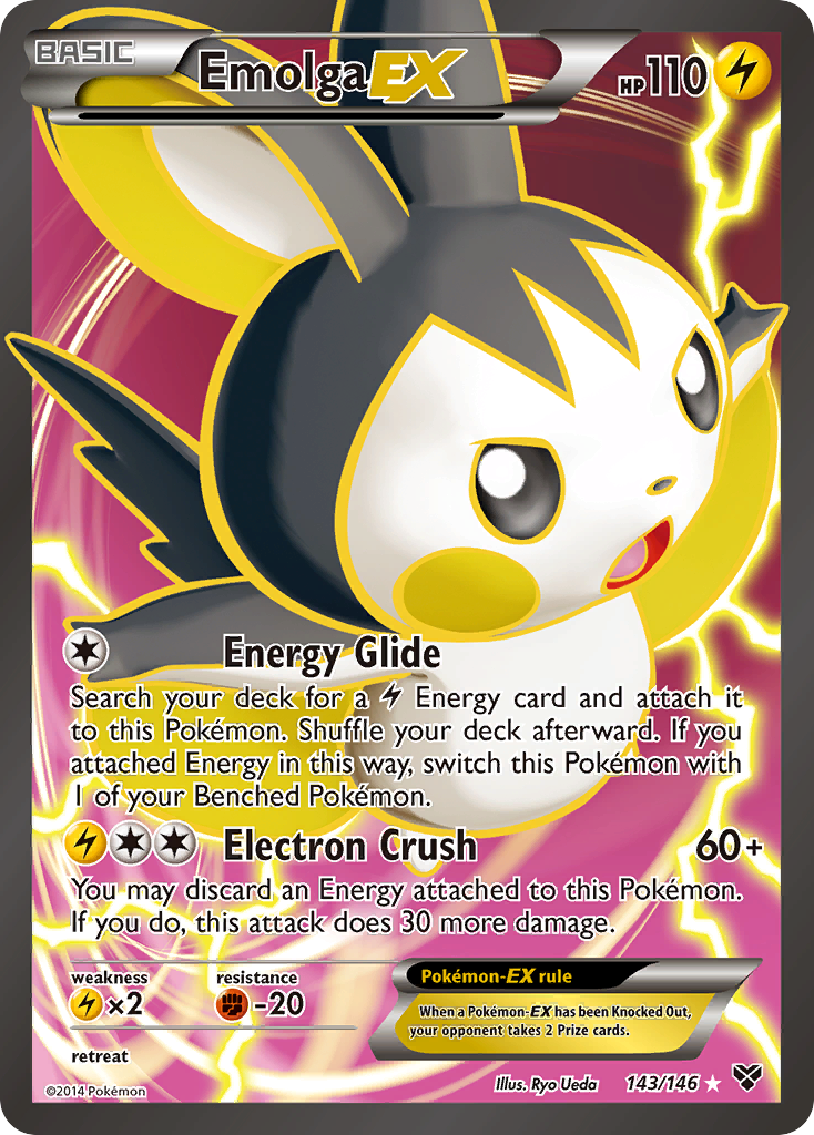 Emolga EX (143/146) [XY: Base Set] | Total Play