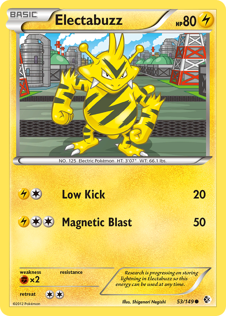 Electabuzz (53/149) [Black & White: Boundaries Crossed] | Total Play