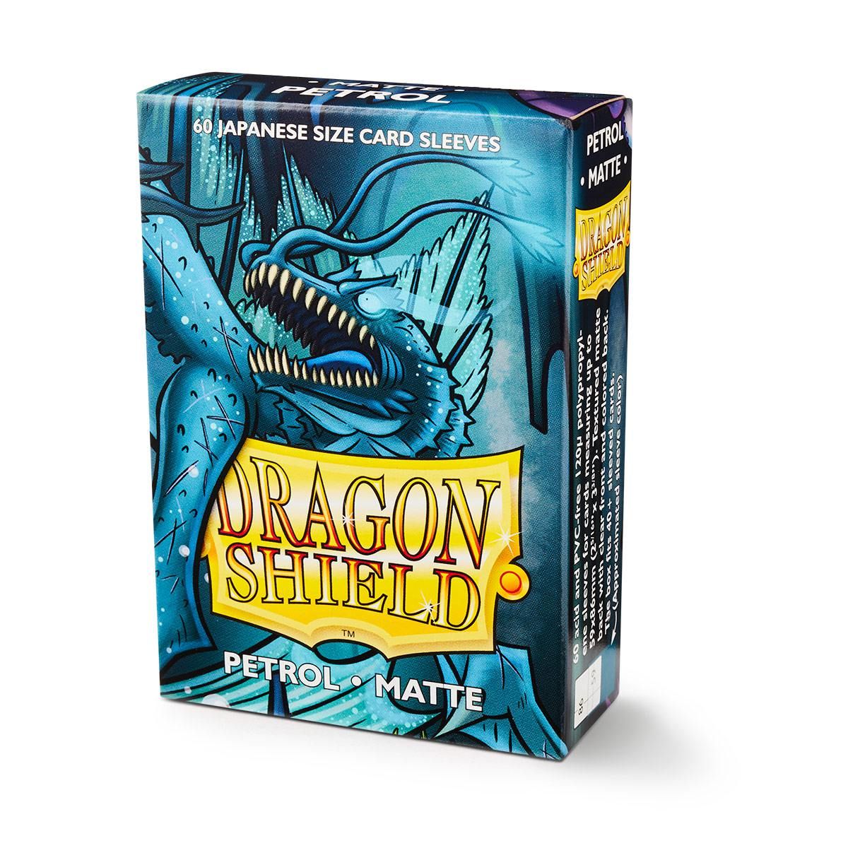 Dragon Shield: Japanese Size 60ct Sleeves - Petrol (Matte) | Total Play