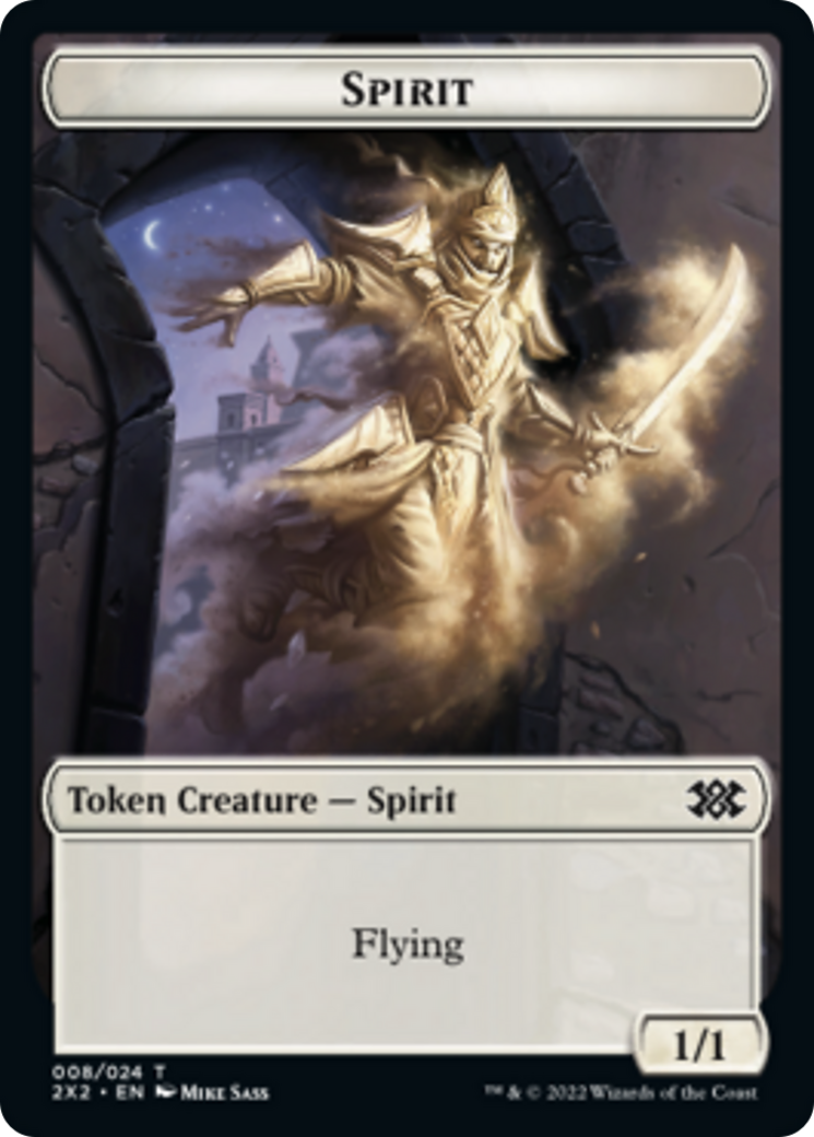 Elemental // Spirit (008) Double-Sided Token [Double Masters 2022 Tokens] | Total Play