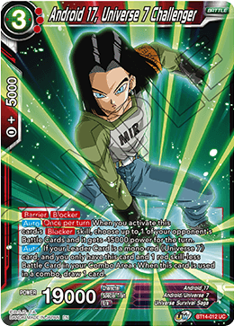 Android 17, Universe 7 Challenger (BT14-012) [Cross Spirits] | Total Play