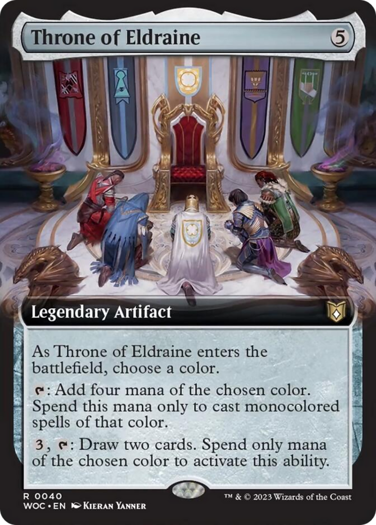 Throne of Eldraine (Extended Art) [Wilds of Eldraine Commander] | Total Play