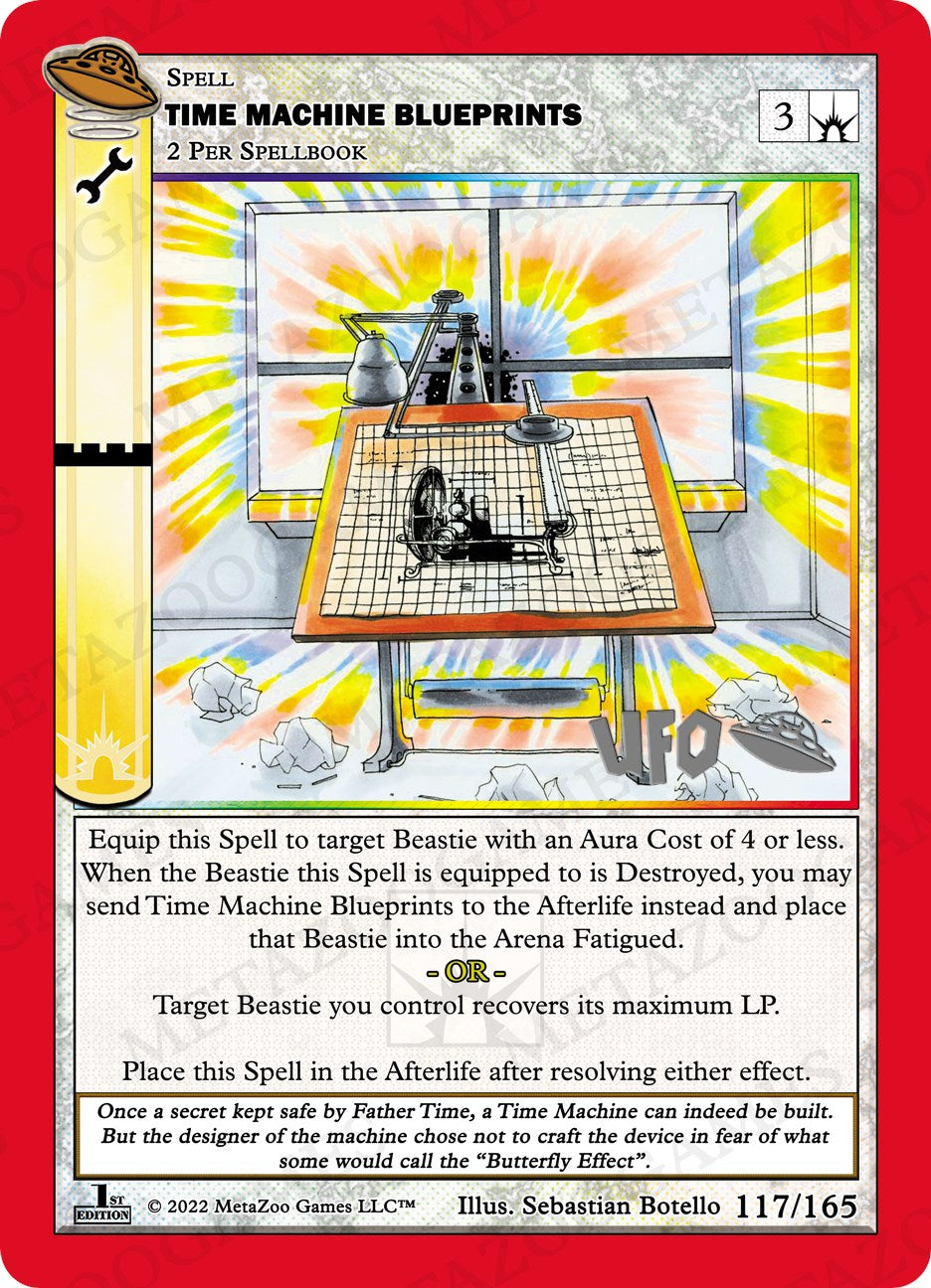 Time Machine Blueprints [Cryptid Nation: UFO First Edition Spoiler Pack] | Total Play