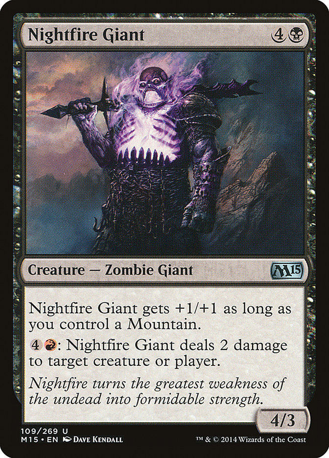 Nightfire Giant [Magic 2015] | Total Play