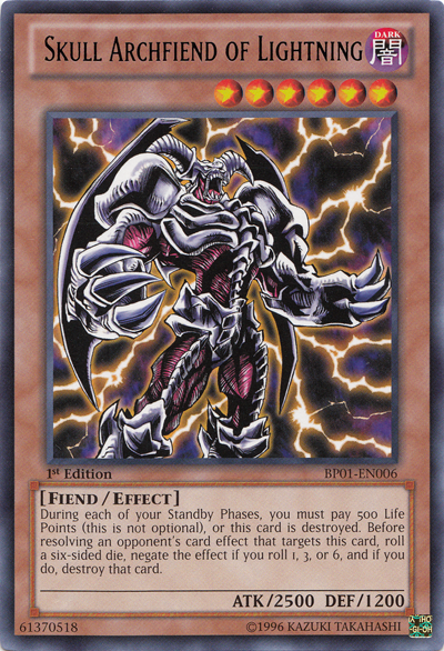 Skull Archfiend of Lightning [BP01-EN006] Rare | Total Play