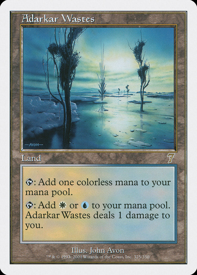 Adarkar Wastes [Seventh Edition] | Total Play