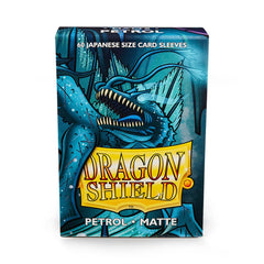 Dragon Shield: Japanese Size 60ct Sleeves - Petrol (Matte) | Total Play