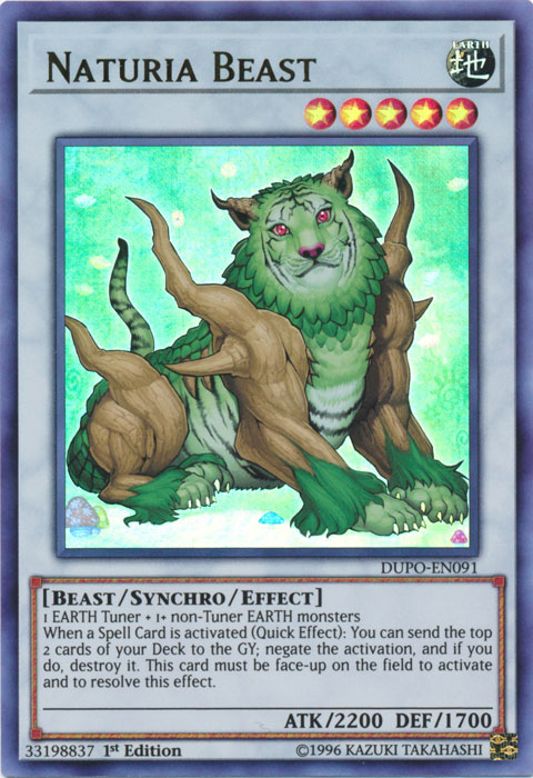 Naturia Beast [DUPO-EN091] Ultra Rare | Total Play