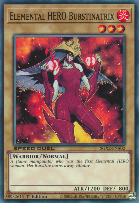 Elemental HERO Burstinatrix [SGX2-ENA02] Common | Total Play
