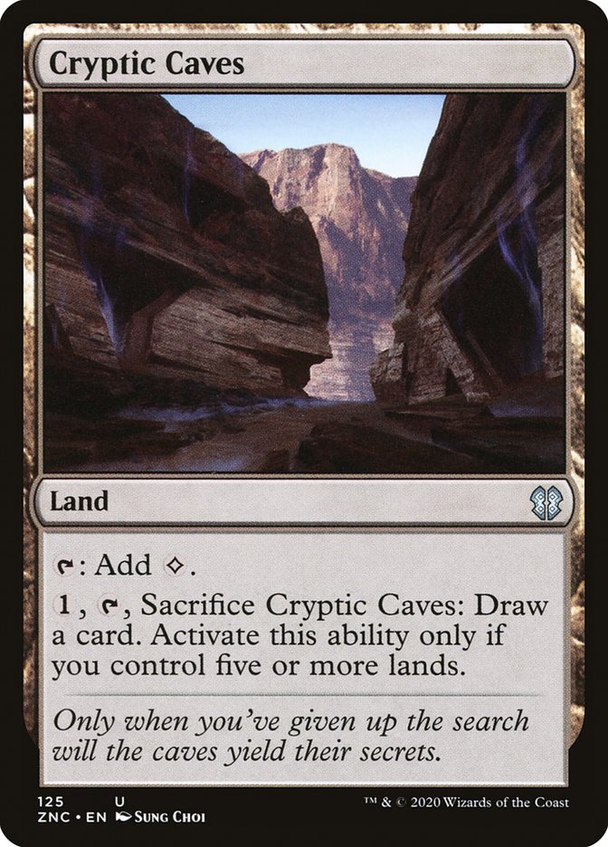 Cryptic Caves [Zendikar Rising Commander] | Total Play