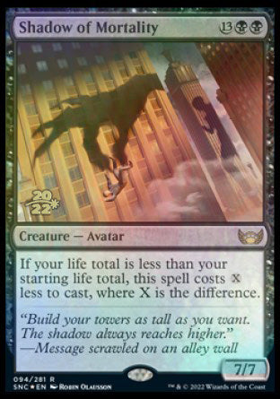 Shadow of Mortality [Streets of New Capenna Prerelease Promos] | Total Play