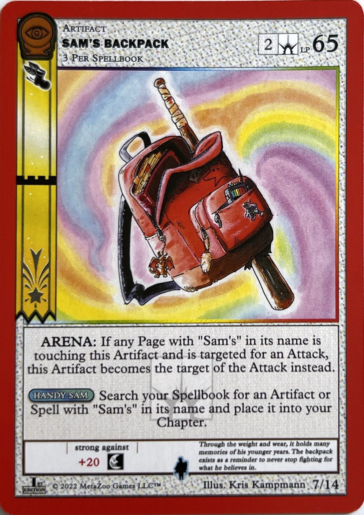 Sam's Backpack [Seance: First Edition Release Event Deck] | Total Play