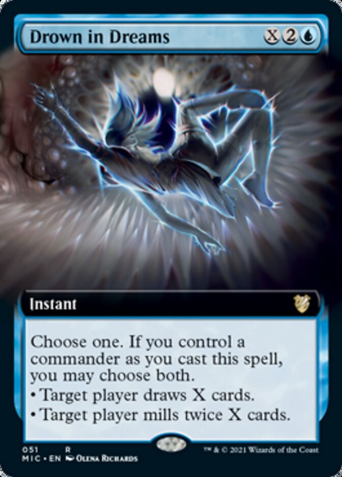 Drown in Dreams (Extended Art) [Innistrad: Midnight Hunt Commander] | Total Play